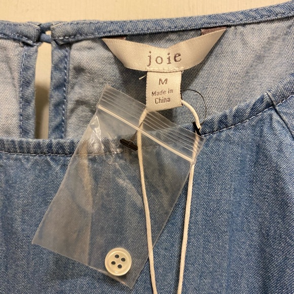 NWT Joie Arryn Blue chambray dress, size Medium - Picture 3 of 8